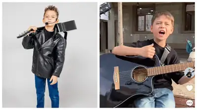 Мечта – стать музыкантом и создать свою группу: юный гитарист восхитил пользователей Сети, фото - Новости Zakon.kz от 23.05.2024 17:43