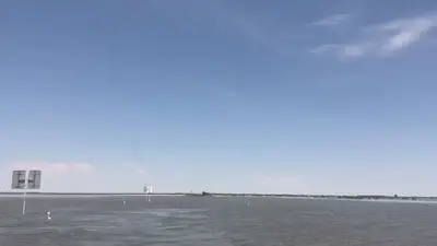 Река Жайык вновь вышла из берегов в Атырауской области, фото - Новости Zakon.kz от 23.05.2024 15:02