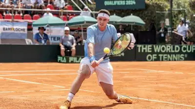 Тимофей Скатов обыграл американца Тобби Кодата , фото - Новости Zakon.kz от 23.05.2024 16:53