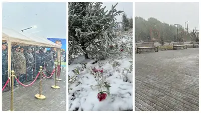 В конце мая в Акколе Акмолинской области выпал снег