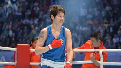 Боксерша Назым Кызайбай досрочно выиграла на старте олимпийского отбора, фото - Новости Zakon.kz от 26.05.2024 08:55