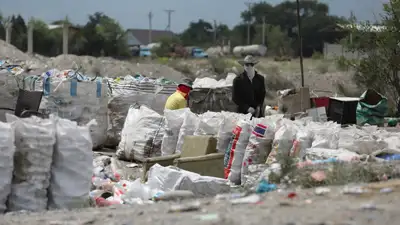 Мусорный полигон, мусор, мусорная свалка, свалочный полигон, фото - Новости Zakon.kz от 25.07.2024 07:40