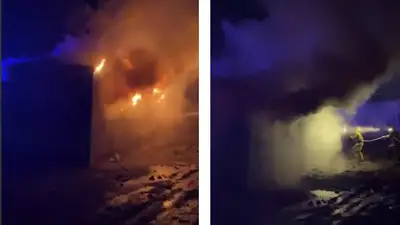 пожар в Астане, фото - Новости Zakon.kz от 30.05.2024 01:32