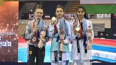 Казахстанская таэквондистка стала чемпионкой мира