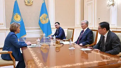 С кем еще встретился президент в Алматы