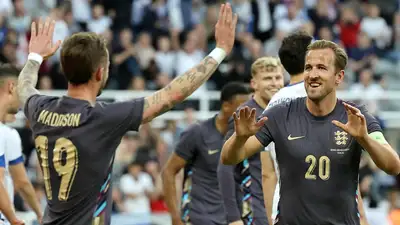 Футбол Гол Англия, фото - Новости Zakon.kz от 04.06.2024 11:01