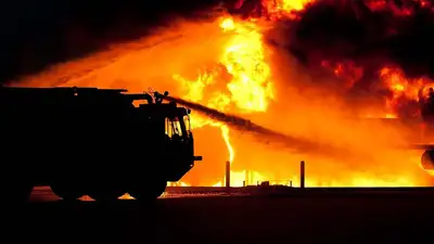 Пожар, фото - Новости Zakon.kz от 05.06.2024 08:39