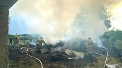 пожар, фото - Новости Zakon.kz от 06.06.2024 19:00