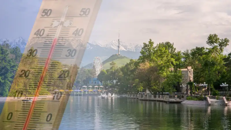 Сильная жара до 37°С ожидается в Алматы в ближайшую неделю