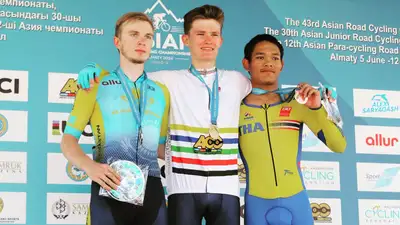 Велоспорт ЧА-2024 Золото , фото - Новости Zakon.kz от 08.06.2024 22:44