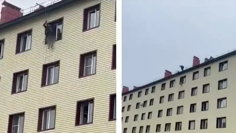 Спасение 21-летнего парня сняли на видео в Усть-Каменогорске