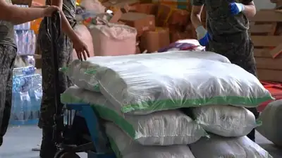 В Атыраускую область, пострадавшую от паводков дошла гуманитарная помощь из Китая, фото - Новости Zakon.kz от 11.06.2024 08:19