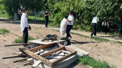 В Уральске прошла акция "Біз таза ел үшін", фото - Новости Zakon.kz от 12.06.2024 17:43