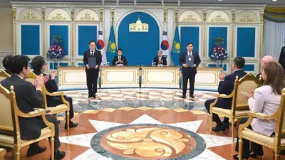 Какие документы подписал Казахстан с Кореей, фото - Новости Zakon.kz от 12.06.2024 14:37