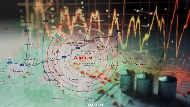 Жители Алматы вновь почувствовали землетрясение