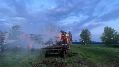 Пожар, фото - Новости Zakon.kz от 13.06.2024 08:24