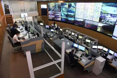 Центр оперативного управления департамента полиции, видеонаблюдение, правонарушения, полиция, ЦОУ, фото - Новости Zakon.kz от 05.12.2024 13:41