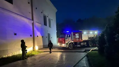 пожар в ресторане, фото - Новости Zakon.kz от 16.06.2024 22:28