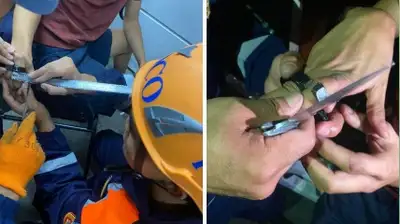 Кастет, холодное оружие, спасатели, Алматы, фото - Новости Zakon.kz от 17.06.2024 13:10