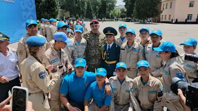 &quot;Айбын&quot;, военно-патриотический сбор, Алматы, фото - Новости Zakon.kz от 18.06.2024 20:30
