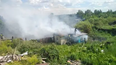 пожар, фото - Новости Zakon.kz от 20.06.2024 20:00