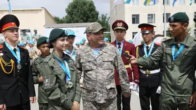 X Международный военно-патриотический сбор молодежи &quot;Айбын&quot;, фото - Новости Zakon.kz от 22.06.2024 14:23