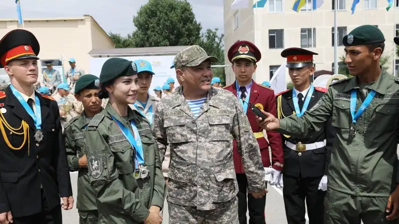 В Алматы подвели итоги X Международного военно-патриотического сбора молодежи "Айбын"