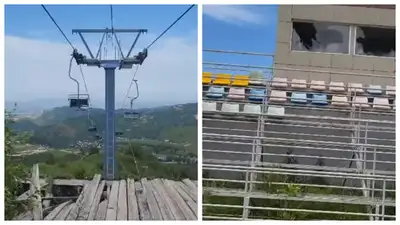 Разрушенная канатка и разбитый стадион: что происходит Табаганом, фото - Новости Zakon.kz от 01.07.2024 13:40