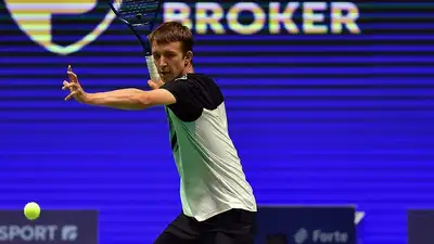 Григорий Ломакин начал поход за очередным титулом ITF, фото - Новости Zakon.kz от 26.06.2024 11:50