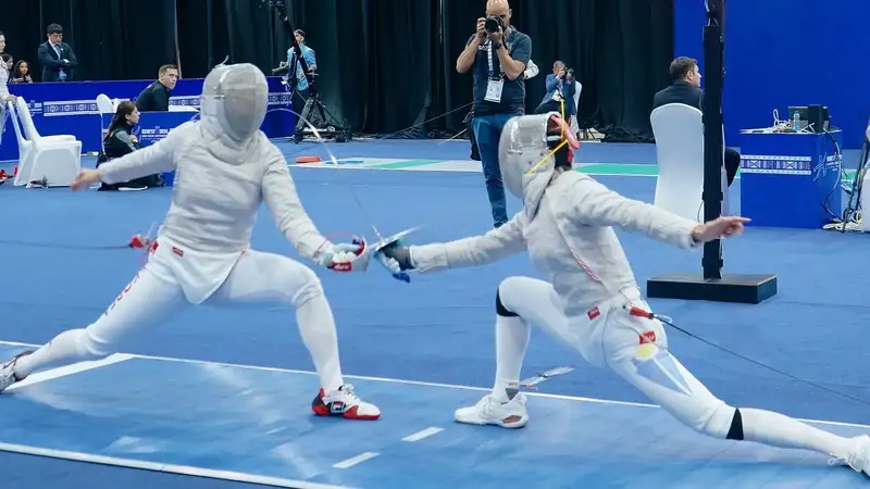 Фехтование Серебро Азии, фото - Новости Zakon.kz от 28.06.2024 12:20