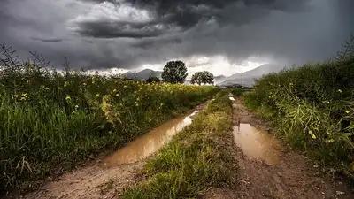 штормовое предупреждение, фото - Новости Zakon.kz от 30.06.2024 19:03