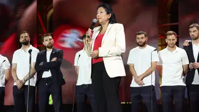 Футбол Вручение Ордена Чести, фото - Новости Zakon.kz от 03.07.2024 14:42