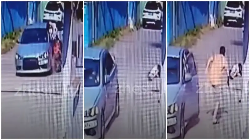 14-летний мопедист на полной скорости влетел в легковушку в Алматы