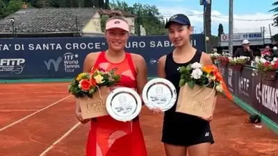 Соня Жиенбаева провела матч первого раунда, фото - Новости Zakon.kz от 06.07.2024 20:51