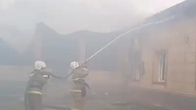 тушение пожара, фото - Новости Zakon.kz от 07.07.2024 16:50