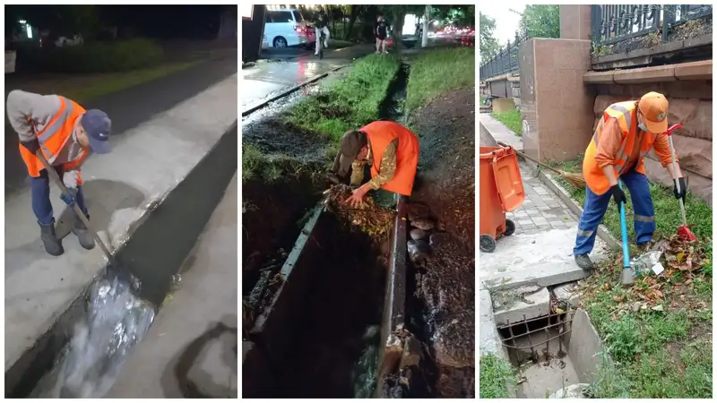 К алматинцам обратились с предупреждением из-за дождя