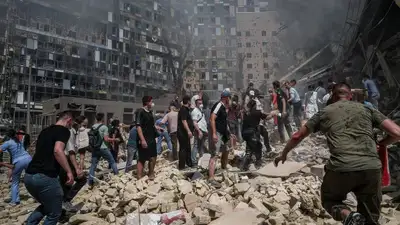 разрушения в Киеве, фото - Новости Zakon.kz от 09.07.2024 12:43