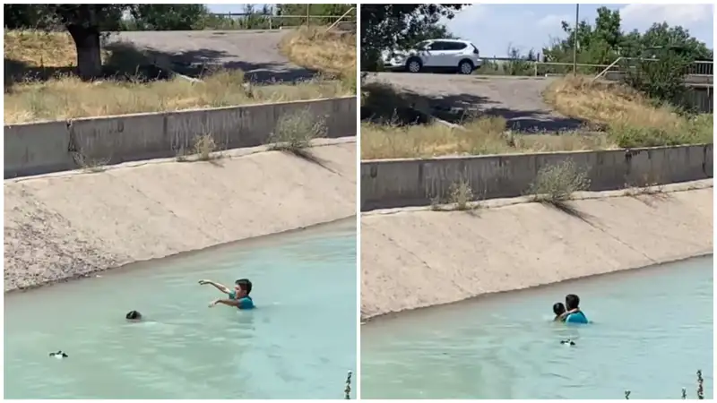 Герой нашего времени: прохожий вытащил из БАКа тонущего ребенка