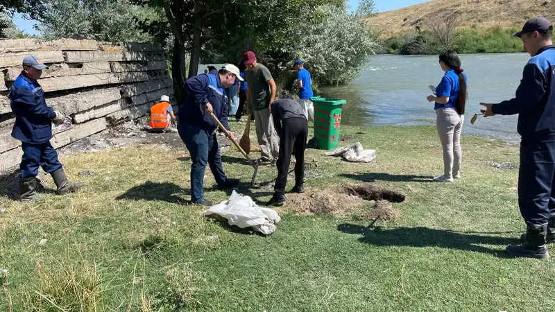 Вместе за чистый регион – в Жамбылской области проводится акция "Таза Қазақстан"