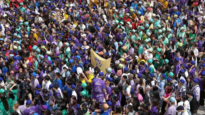 "Казахстан – это на всю жизнь!": в Астане начался Первый молодежный Конвент от Жаңа адамдар