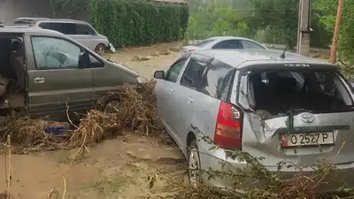 Сель в Кыргызстане: идут поиски членов одной семьи, которые пропали без вести, фото - Новости Zakon.kz от 14.07.2024 21:26