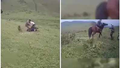 Нападение на мотоциклистов в Алматинской области, фото - Новости Zakon.kz от 15.07.2024 11:58