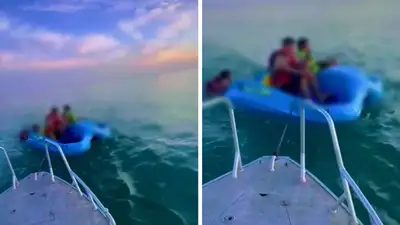 В Каспийском море спасли пять человек, фото - Новости Zakon.kz от 21.07.2024 14:45