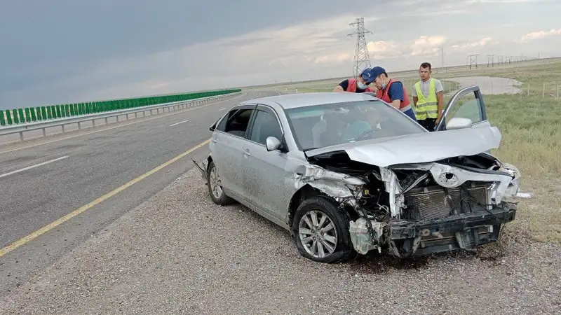 Пострадавшим в ДТП на трассе Алматы – Екатеринбург оказали помощь