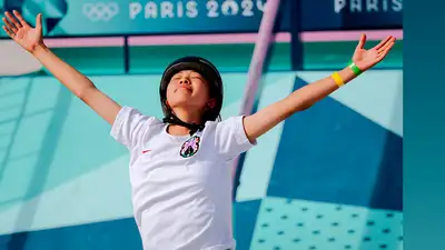 Скейтбординг Париж-2024 Золото , фото - Новости Zakon.kz от 29.07.2024 11:01