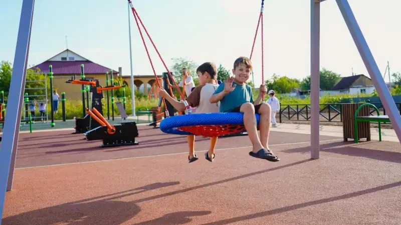 Новое общественное пространство появилось на месте пустыря в районе Байконыр