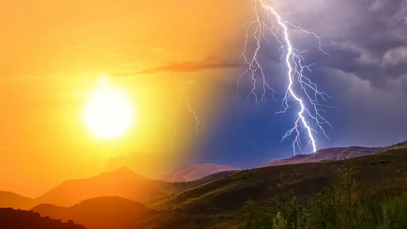 Аномальную жару в Казахстане сменят дожди с грозами