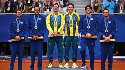 Австралийские теннисисты стали олимпийскими чемпионами в паре , фото - Новости Zakon.kz от 03.08.2024 21:05