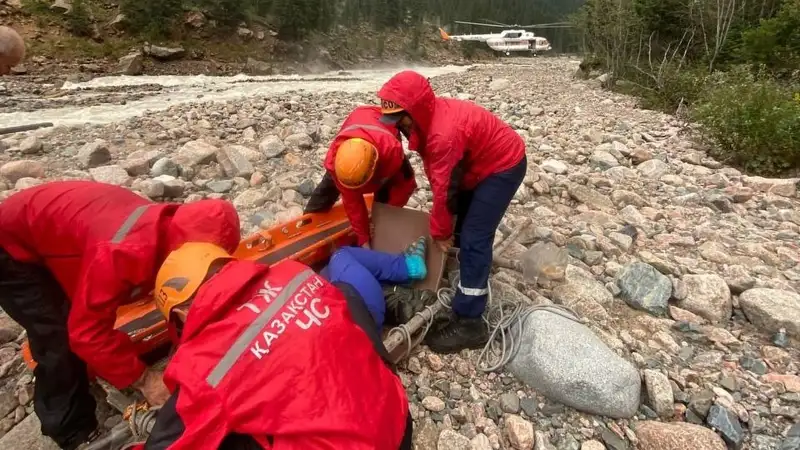 Россиянке стало плохо в горах в Алматинской области