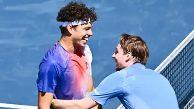 Бублик и Шелтон провели матч второго круга в парном разряде против Синнера и Дрейпера , фото - Новости Zakon.kz от 08.08.2024 14:40